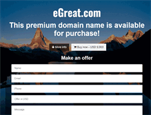 Tablet Screenshot of egreat.com